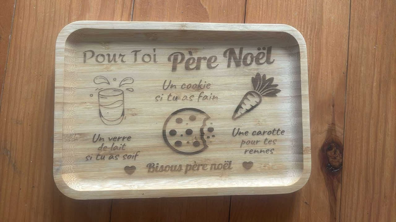 Petit Plateau Père Noël