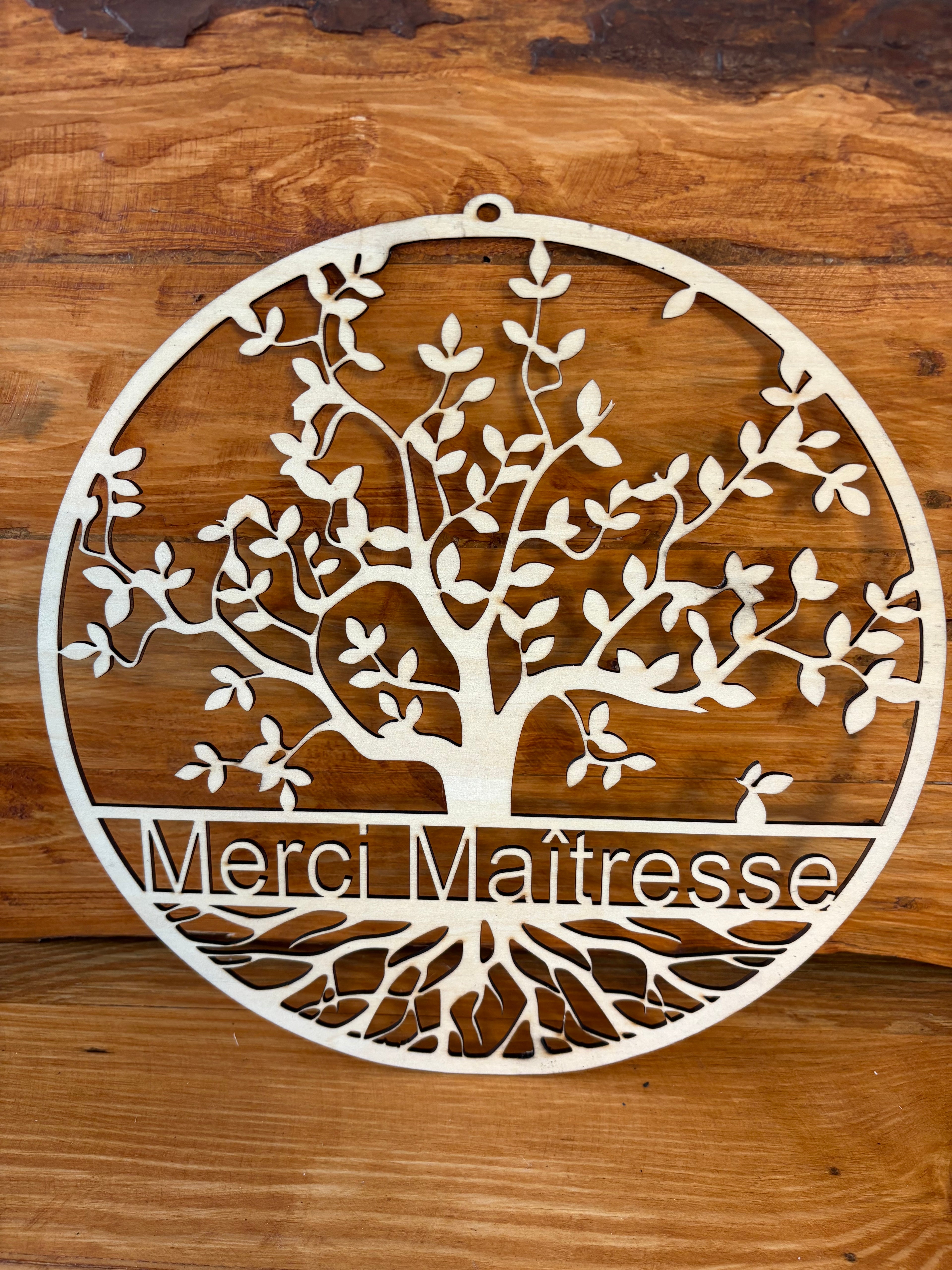 Arbre de Vie "Merci Maîtresse"