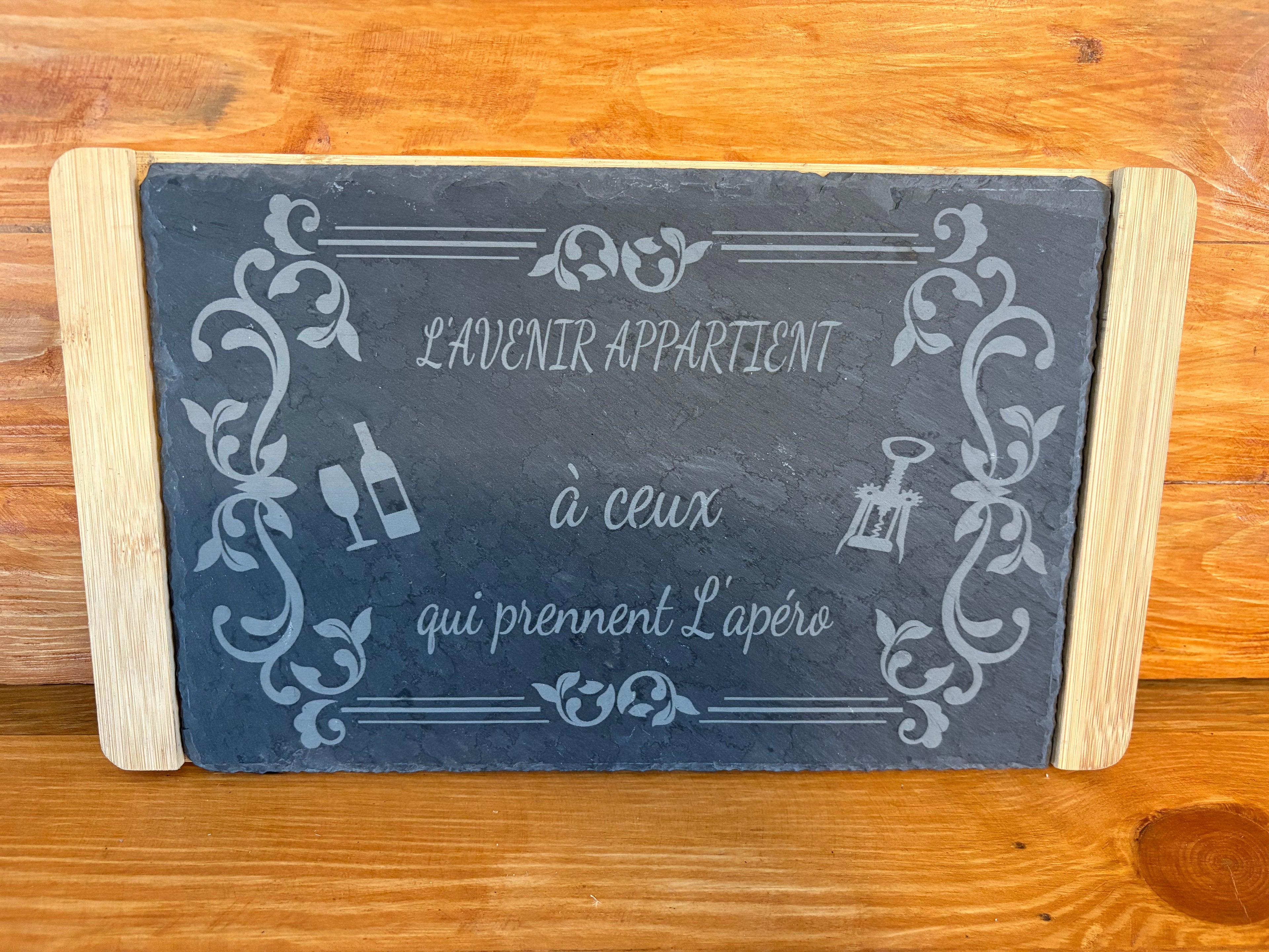 Planche à découper "ardoise"
