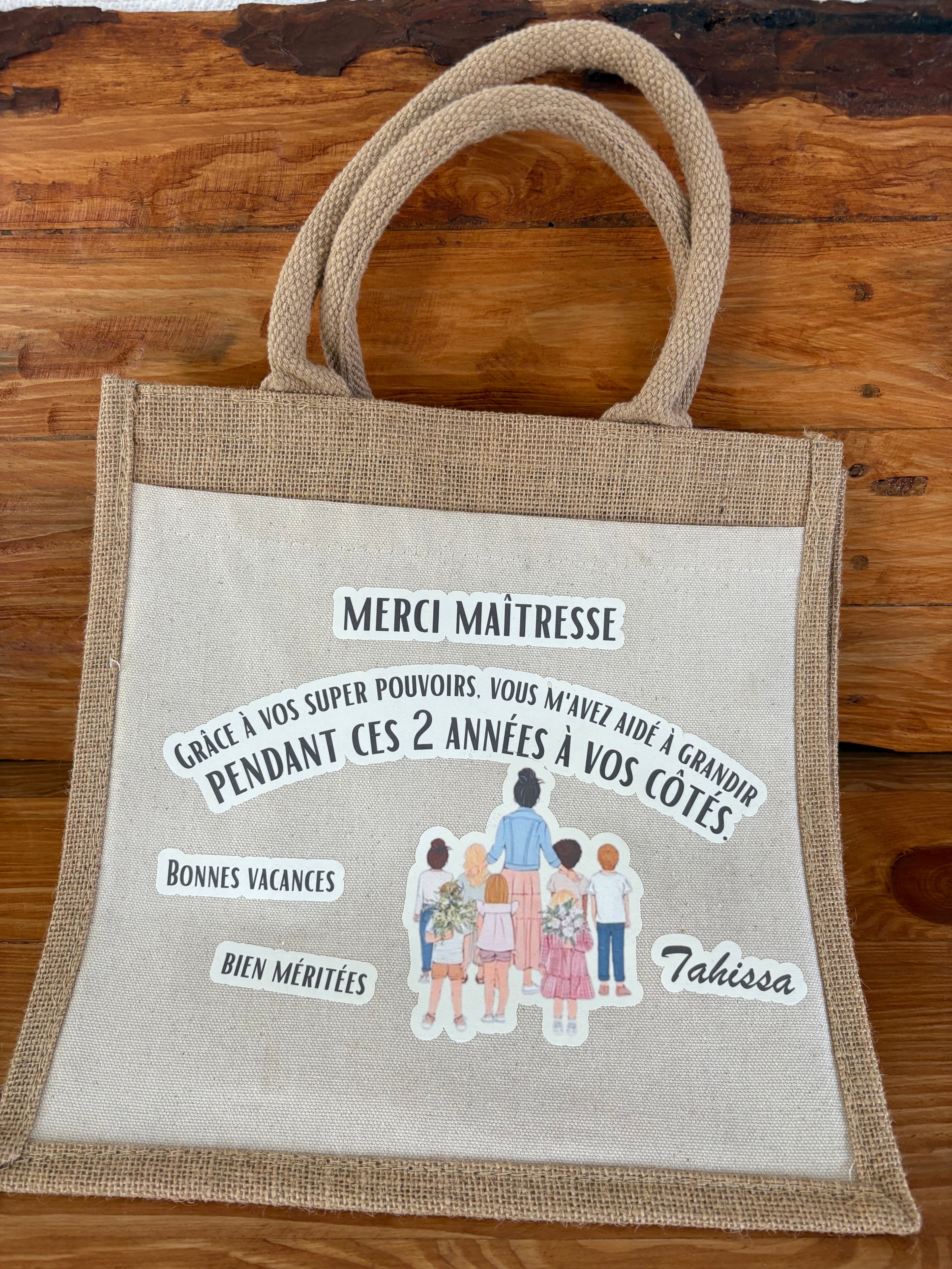 Sac toile de jute