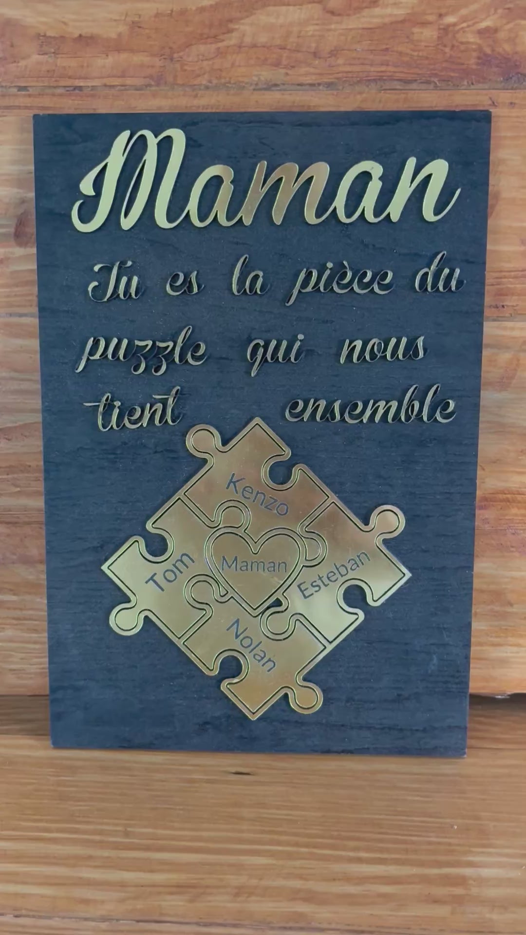 Cadre Puzzle MAMAN